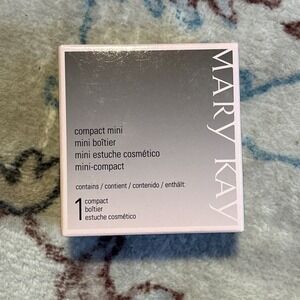 New In Box Empty Mary Kay Refillable Magnetic Mirrored Compact Mini #040752